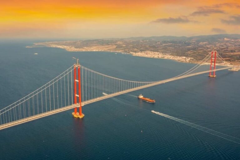 A maior ponte suspensa